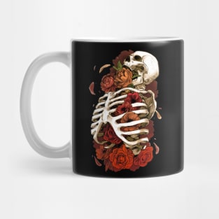 Cavity Skull Flower Mug